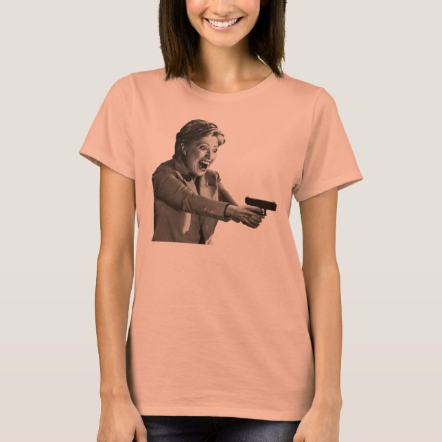 Camiseta Pistola de Hillary (Anverso)