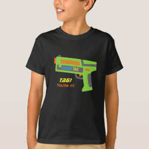 Camiseta Pistola de juguete de tag láser para niños