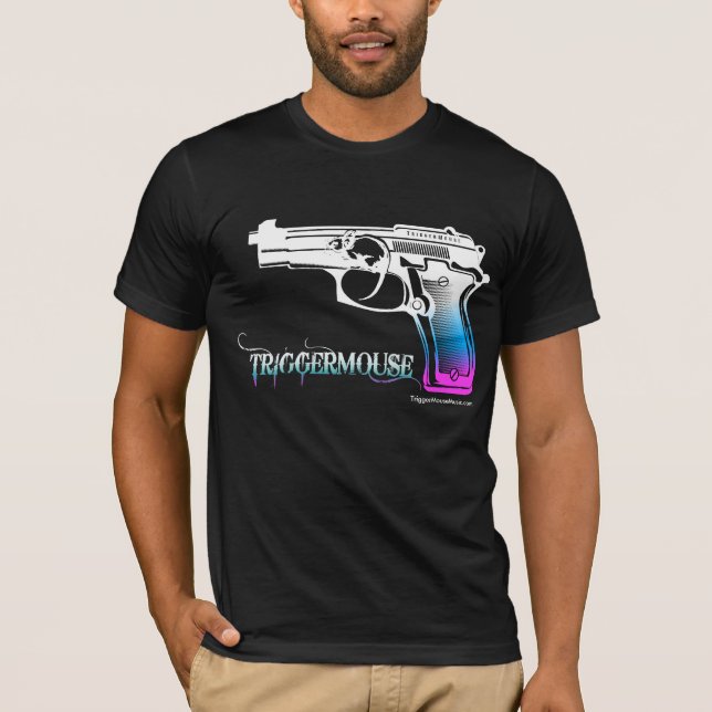 Camiseta Pistola de TriggerMouse invertida (Anverso)
