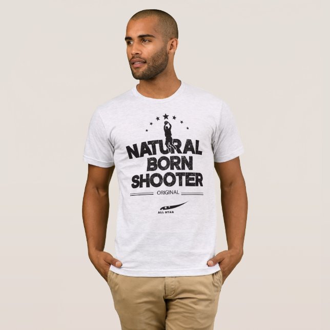 Camiseta Pistola llevada natural (Anverso completo)