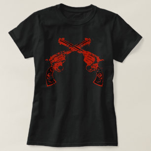 Camiseta Pistolas cruzadas retras