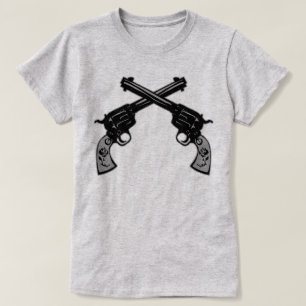 Camiseta Pistolas cruzadas retras