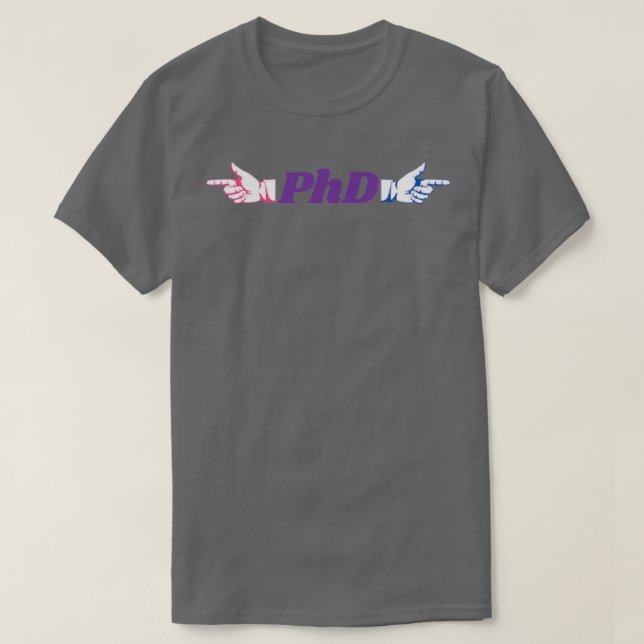 Camiseta pistolas dactilares phd 1 (Diseño del anverso)