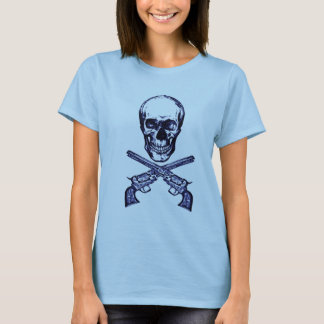 Camiseta pistolas del cráneo n