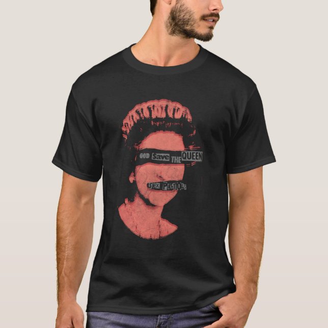 Camiseta Pistolas Dios oficial Salve el sello rojo de la re (Anverso)