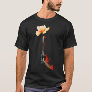 Camiseta Pistolas flores para una mariquita