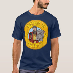 Camiseta Pistolas N Moses Pascua Judía Pun F Defensa Israel