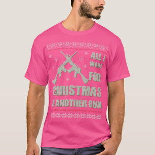 Camiseta Pistolas Por Navidades Que Cazan A Rifle Militar