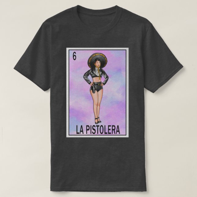 Camiseta Pistolera Loteria (Diseño del anverso)