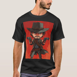 Camiseta Pistolero Chibi Fronterizo