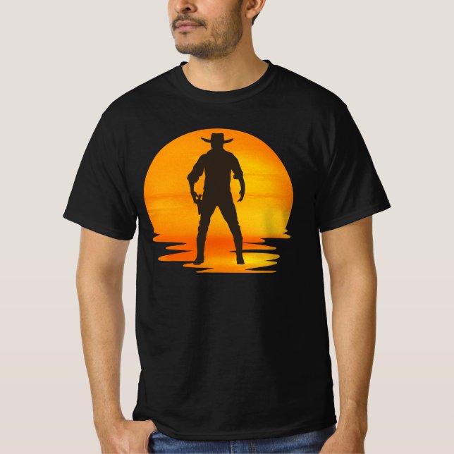 Camiseta Pistolero del Viejo Oeste (Anverso)