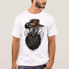 Camiseta pistolet_revolver_flingue_six_coup_6_tete_de_mort_