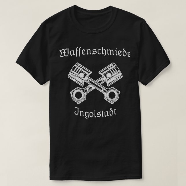 Camiseta pistón de Waffenschmiede Ingolstadt Pistón (Diseño del anverso)
