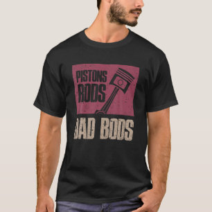Camiseta Pistons Rods Y Dad Bods - Mechanage Garage Dad