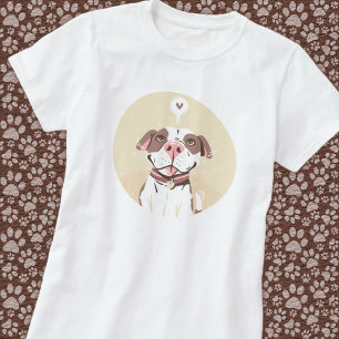 Camiseta Pit Bull Adorable