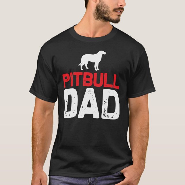 Camiseta ¡Pit Bull Dad! (Anverso)