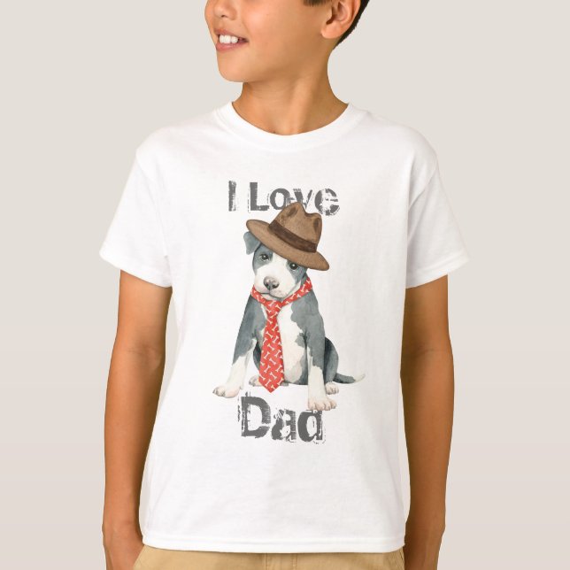 Camiseta Pit Bull Dad (Anverso)