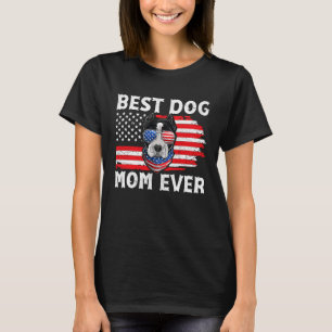 Camiseta Pit bull EE.UU. Patriotic Dog US Apparthu American