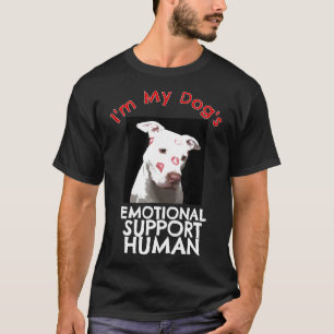 Camiseta Pit Bull Kiss Perro Apoyo emocional Diversión Huma