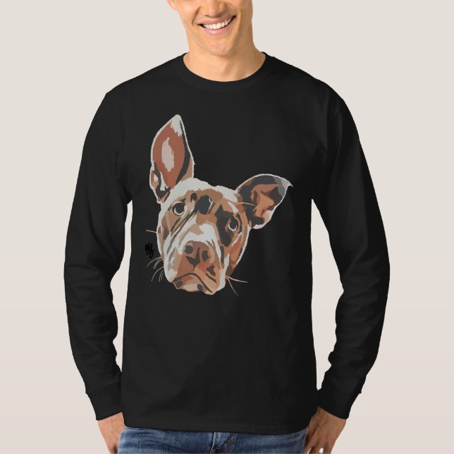 Camiseta Pit Bull Lab Mix Dog (Anverso)