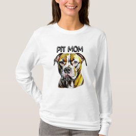 Camiseta Pit Bull Mamá | Amante de los Perros 