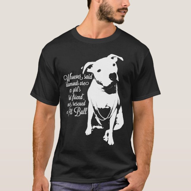 Camiseta Pit Bull -Nunca Rescaté Un Toro De Mazo (Anverso)