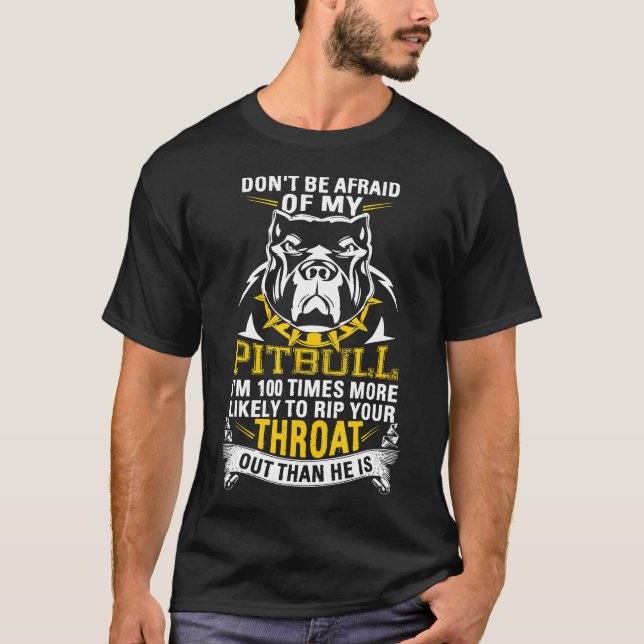 Camiseta Pit Bull para orgullosos dueños de Pitbull (Anverso)
