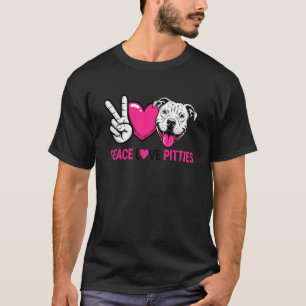 Camiseta Pit Bull Pittie Paz Amor Pitbull Rescate Perro Amo