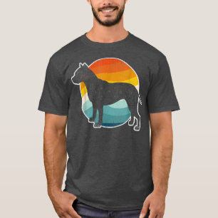 Camiseta Pit Bull Terrier Dog Vintage Funny Mother Dad Dog