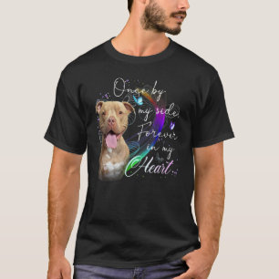 Camiseta Pit bulldog Una Vez A Mi Lado Para Siempre En Mi C