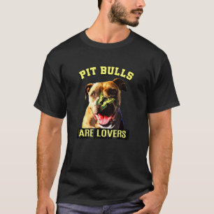 Camiseta Pit Bulls Divertidos Son Mariposa En Nariz Perro P