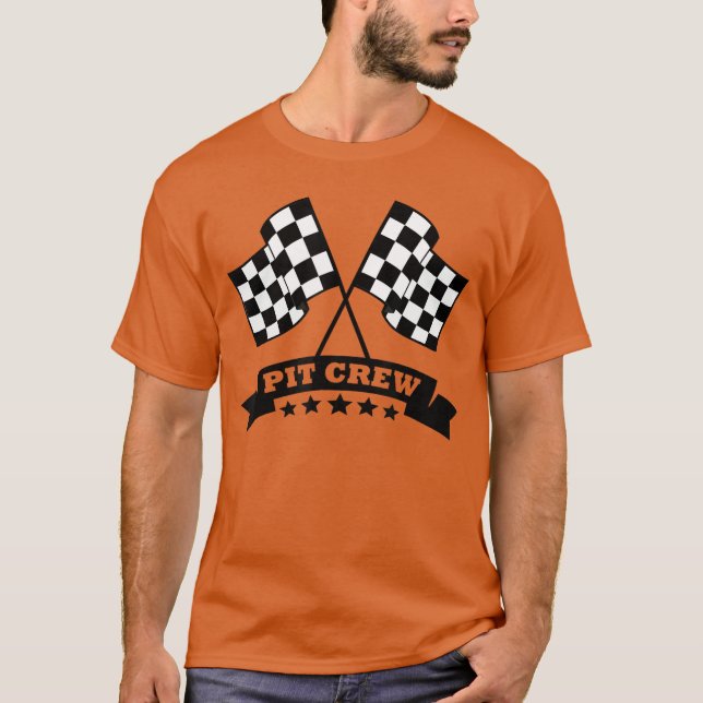 Camiseta Pit Crew Racing Lover for Race Parties (Anverso)