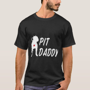 Camiseta Pit Daddy Para Los Propietarios De Perros Pitbull 