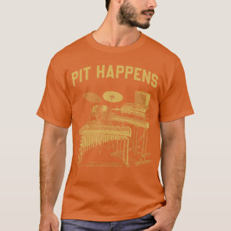 Camiseta Pit Happens para percusión de banda de marcha
