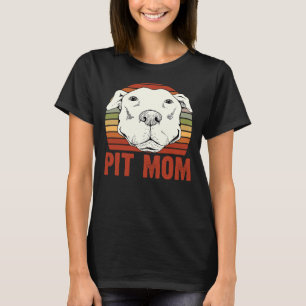 Camiseta Pit Mom American Pitbull Mascota Dueño Perro Lover
