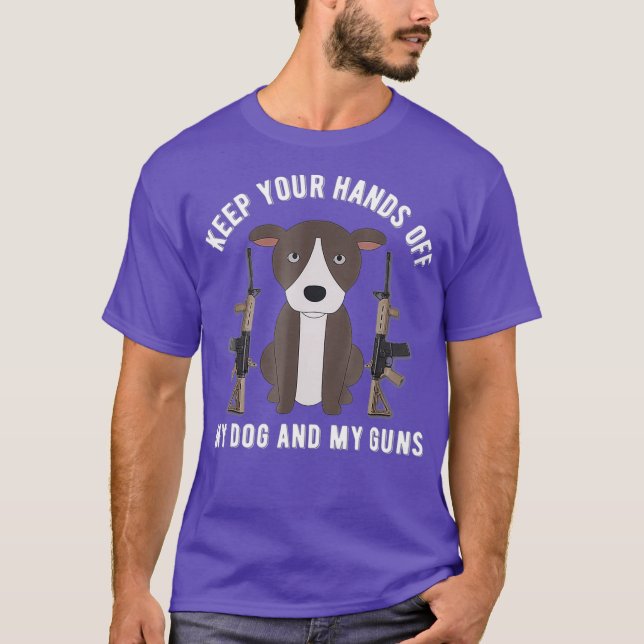 Camiseta Pitbull 2ª enmienda Anti Gun Control Bear (Anverso)