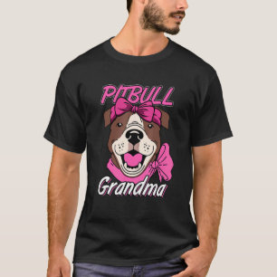 Camiseta Pitbull Abuela Pittie Perro, la fiesta de la madre