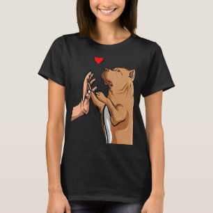 Camiseta Pitbull ama a las mujeres Chicas de Pittie Dog