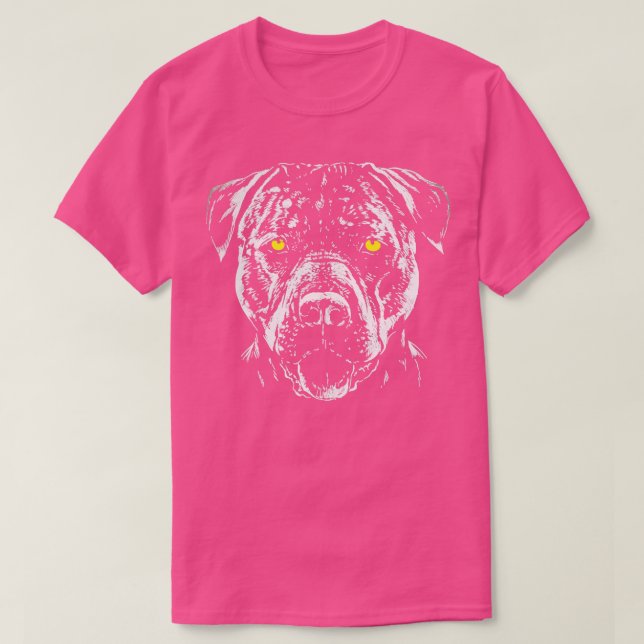 Camiseta Pitbull American Bully Staffy Staffordshire Terrie (Diseño del anverso)