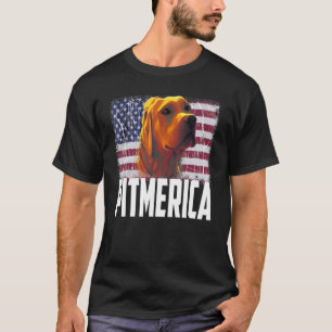 Camiseta Pitbull American Flag Dog Mom Dad Patriotic Terri