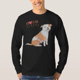 Camiseta Pitbull, amo a mi perro