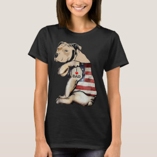 Camiseta Pitbull Amo El Día De Los Padres De Tattoo