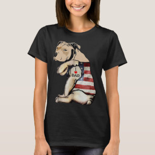 Camiseta Pitbull Amo El Día De Los Padres De Tattoo