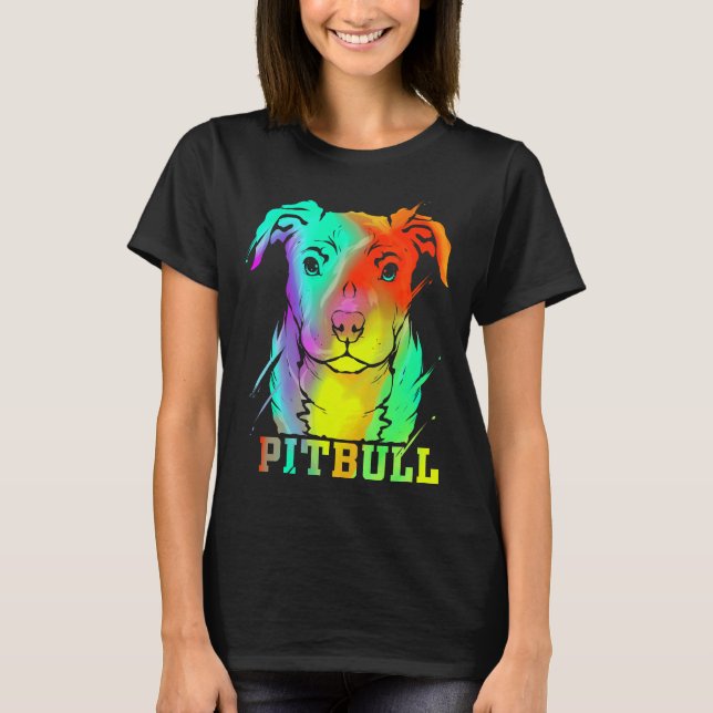 Camiseta Pitbull Artwork Pit Bulldog Lover (Anverso)
