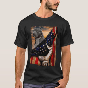 Camiseta Pitbull Bandera Estadounidense 4 De Julio Infierno