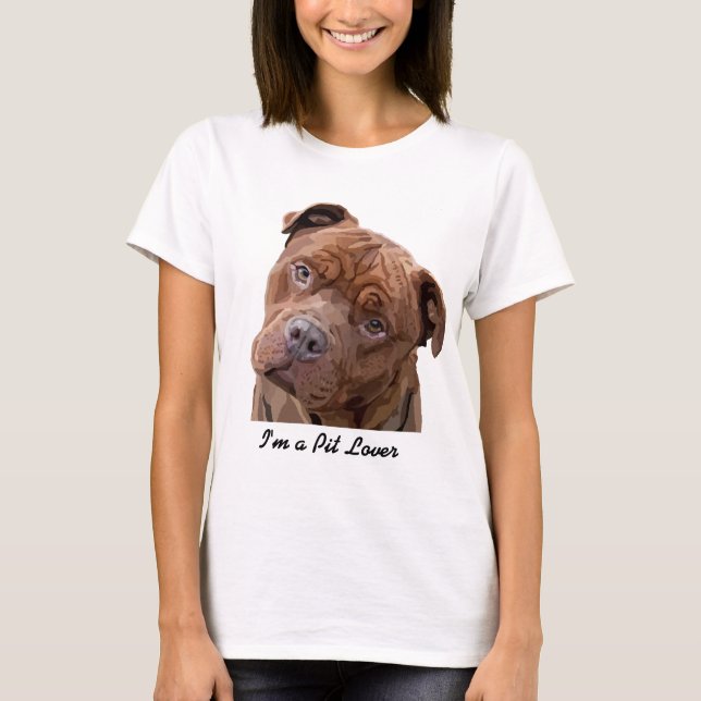 Camiseta Pitbull "Benz" de las cercas para los artículos (Anverso)