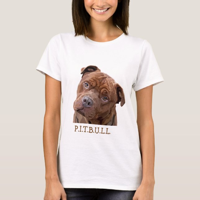 Camiseta Pitbull "Benz" de las cercas para los artículos (Anverso)