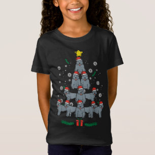 Camiseta Pitbull Christmas Tree Pit Dog Xmas