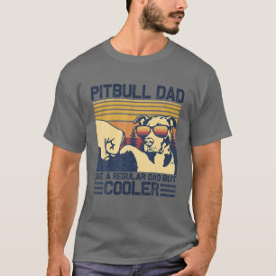 Camiseta Pitbull, Como Un Papá Común, Pero Un Tajo Corto.