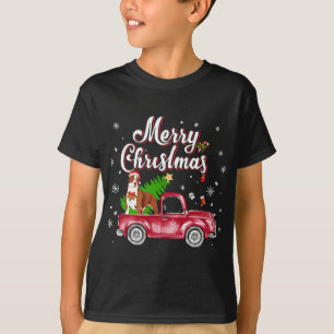 Camiseta Pitbull corre Navidades de Camión Rojo Pajama